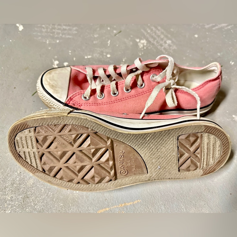Women’s pink Converse size 8 - Picture 9 of 12